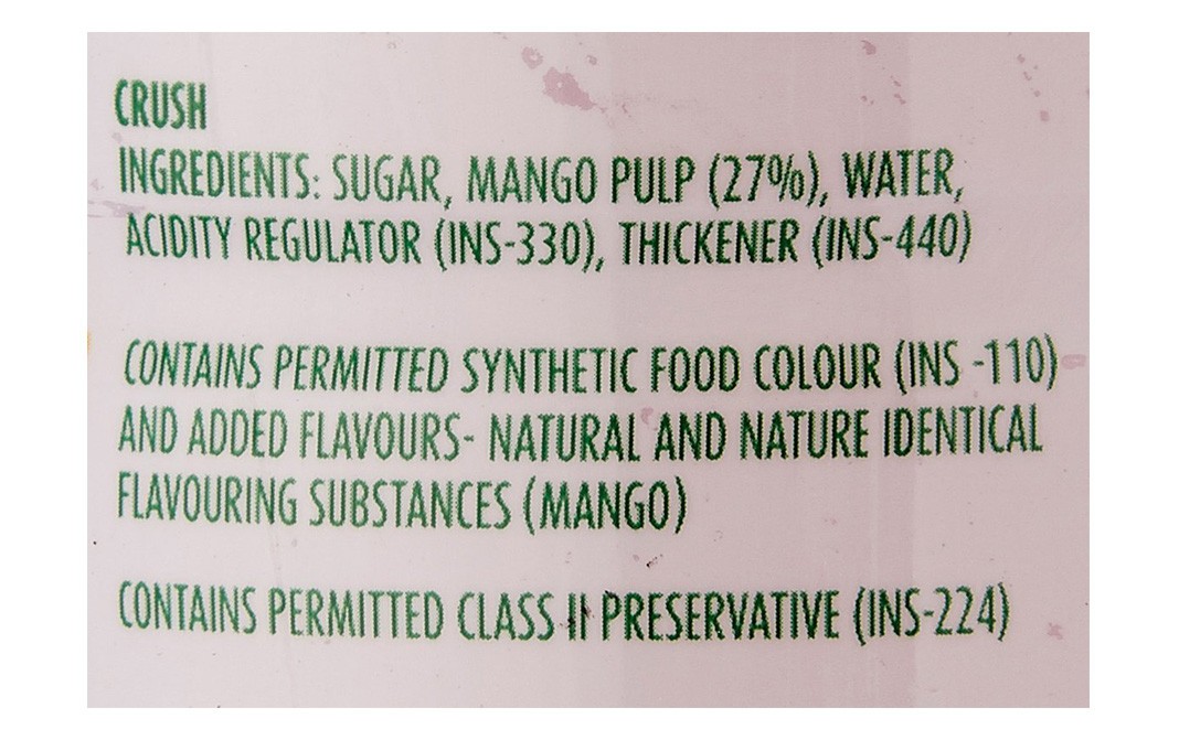 Mapro Mango Crush    Plastic Bottle  750 millilitre